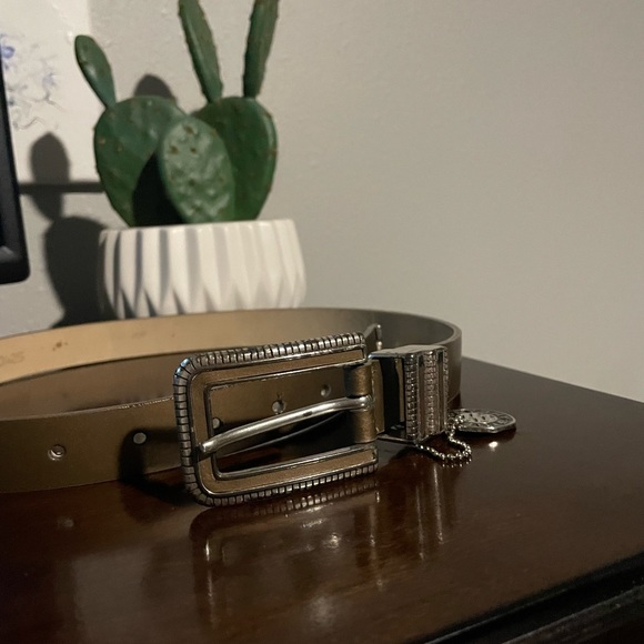 Great Used Condition M Streets Ahead Italian Leather Belt - Picture 10 of 14